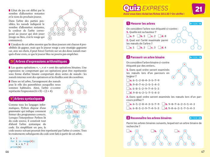 Fiches bac NSI Tle générale (spécialité) - Bac 2024