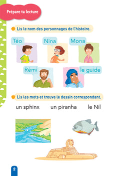 Téo et Nina CP CE1 Niveau 4 - Téo et Nina en Égypte