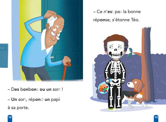 Téo et Nina fêtent Halloween