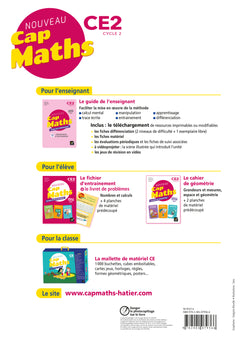 Cap Maths CE2 - Cahier de Géométrie-mesure