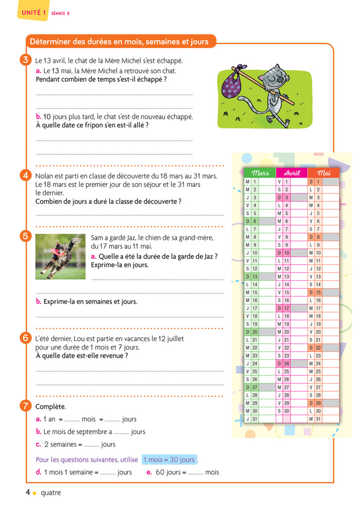 Cap Maths CE2 - Cahier de Géométrie-mesure
