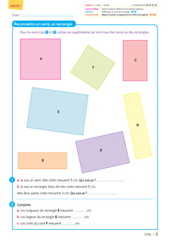 Cap Maths CE2 - Cahier de Géométrie-mesure
