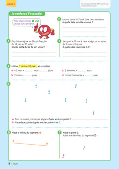 Cap Maths CE2 - Cahier de Géométrie-mesure