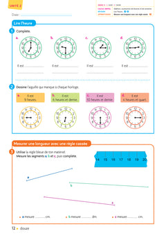 Cap Maths CE2 - Cahier de Géométrie-mesure