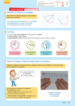 Cap Maths CE2 - Cahier de Géométrie-mesure