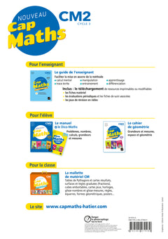 Cap maths CM2 - Cahier de géométrie-mesure