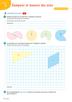 Cap maths CM2 - Cahier de géométrie-mesure