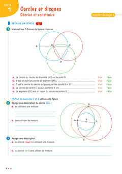 Cap maths CM2 - Cahier de géométrie-mesure