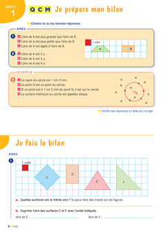 Cap maths CM2 - Cahier de géométrie-mesure
