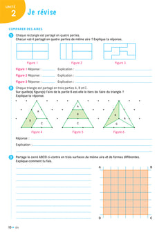 Cap maths CM2 - Cahier de géométrie-mesure