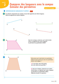 Cap maths CM2 - Cahier de géométrie-mesure