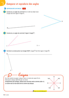 Cap maths CM2 - Cahier de géométrie-mesure