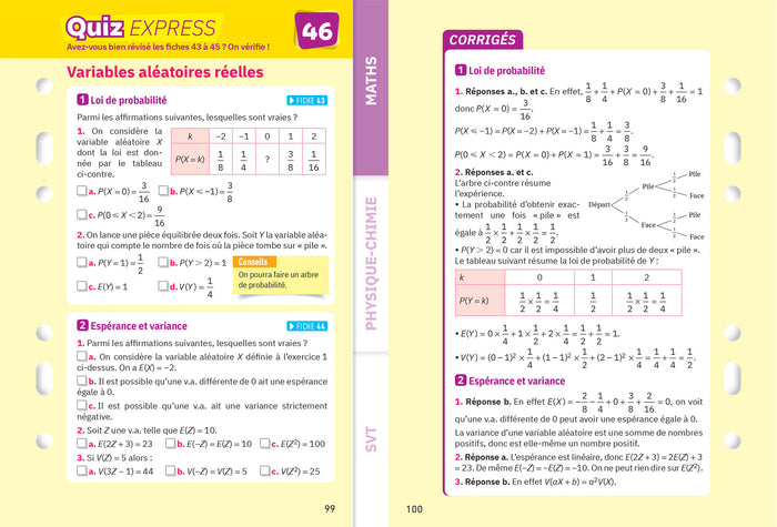 Fiches bac Mes 3 spécialités 1re générale