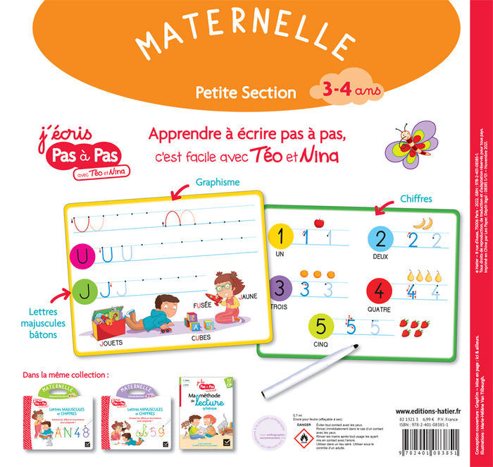 Livre ardoise Téo et Nina PS