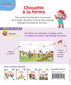 Histoires à lire ensemble Chouette à la ferme PS-MS