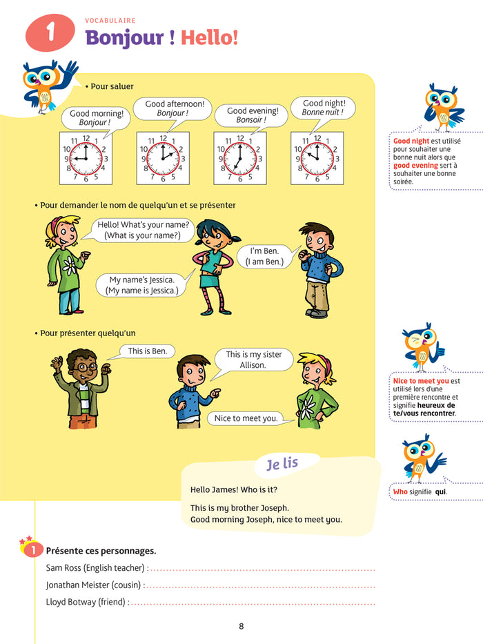Chouette - Anglais CM2