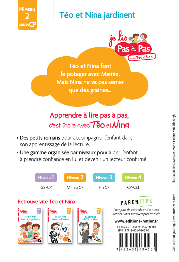 Téo et Nina jardinent