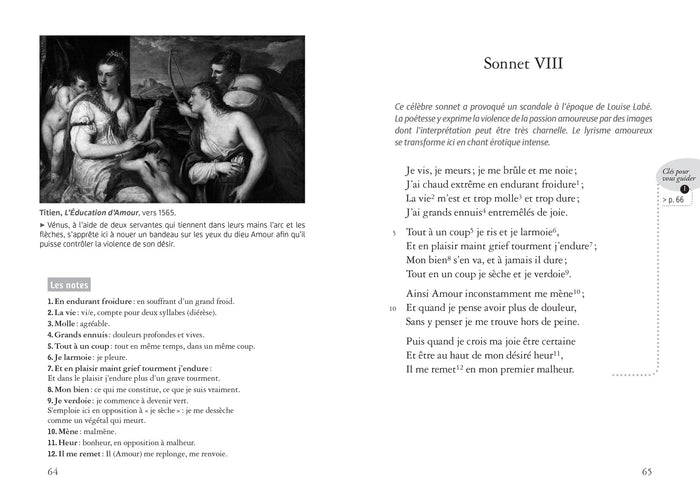 « Je vis, je meurs » et autres poèmes (Sonnets & Élégies de Louise Labé)