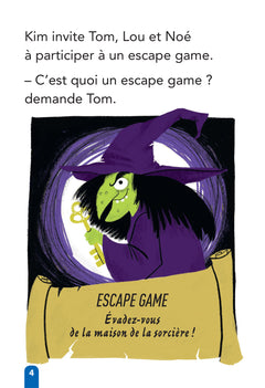 Kim et Tom font un escape game