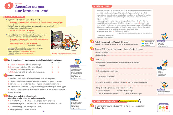 Dictées 4e: cahier de révision et d'entraînement