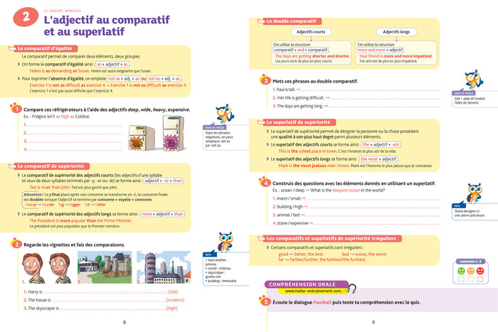 Anglais 3e - LV1 (A2+, B1): cahier de révision et d'entraînement