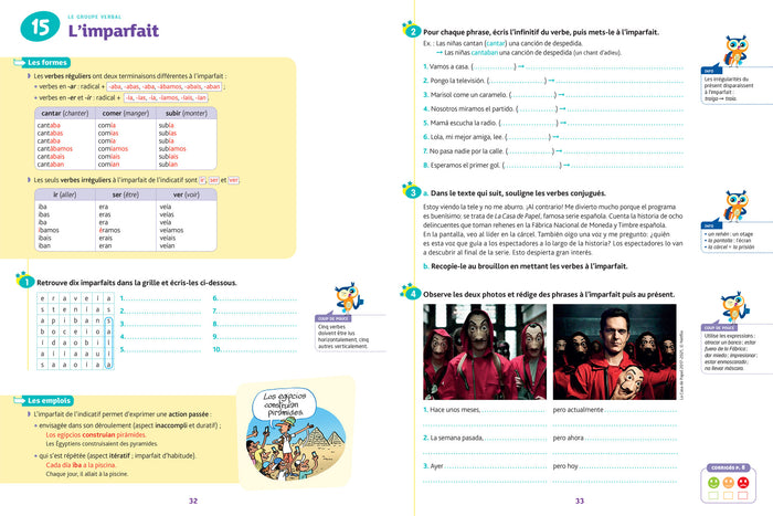 Espagnol 4e - LV2 (A1+, A2): cahier de révision et d'entraînement