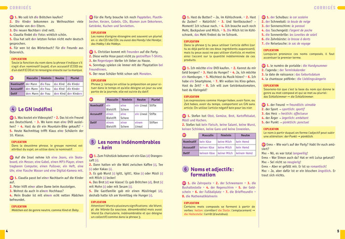 Chouette - Allemand 4e - LV2 (A1+, A2): cahier de révision et d'entraînement