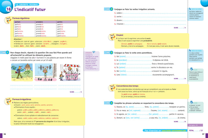 Chouette - Italien 3e - LV2