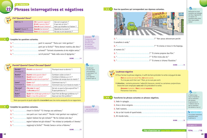Chouette - Italien 3e - LV2