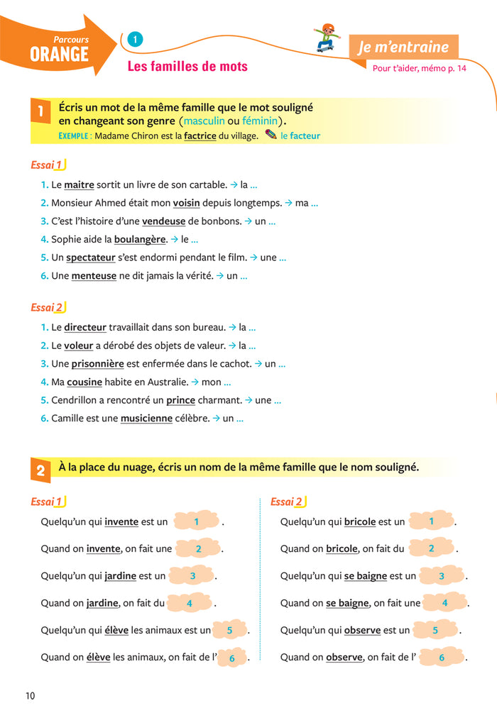 Etude de la langue CE1 CE2 Ed. 2022 - livre de l'élève