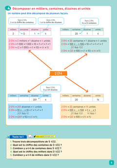 De l'école à la maison - Maths CM1 Ed. 2022