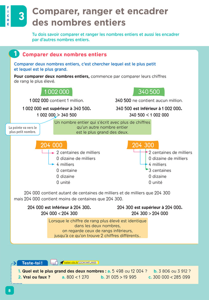 De l'école à la maison - Maths CM1 Ed. 2022