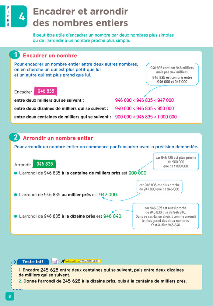 De l'école à la maison - Maths CM2
