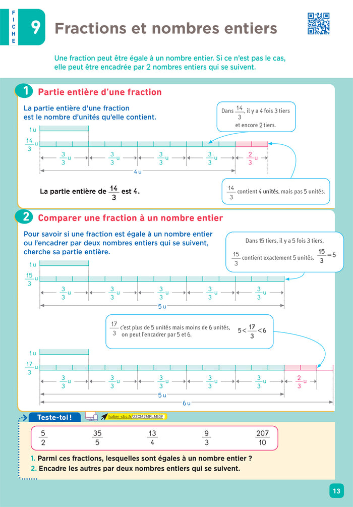 De l'école à la maison - Maths CM2