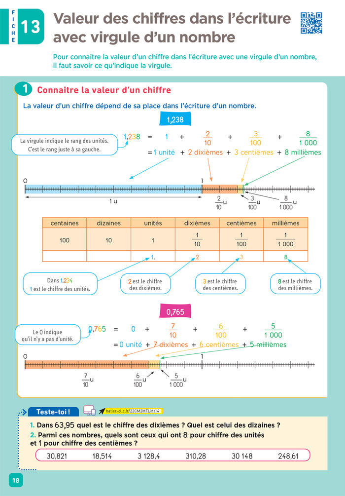 De l'école à la maison - Maths CM2