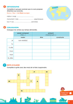 En route pour la dictée ! CM - Les merveilles du monde