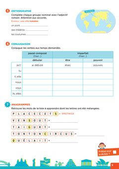 En route pour la dictée ! CM - Les merveilles du monde