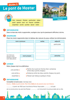 En route pour la dictée ! CM - Les merveilles du monde