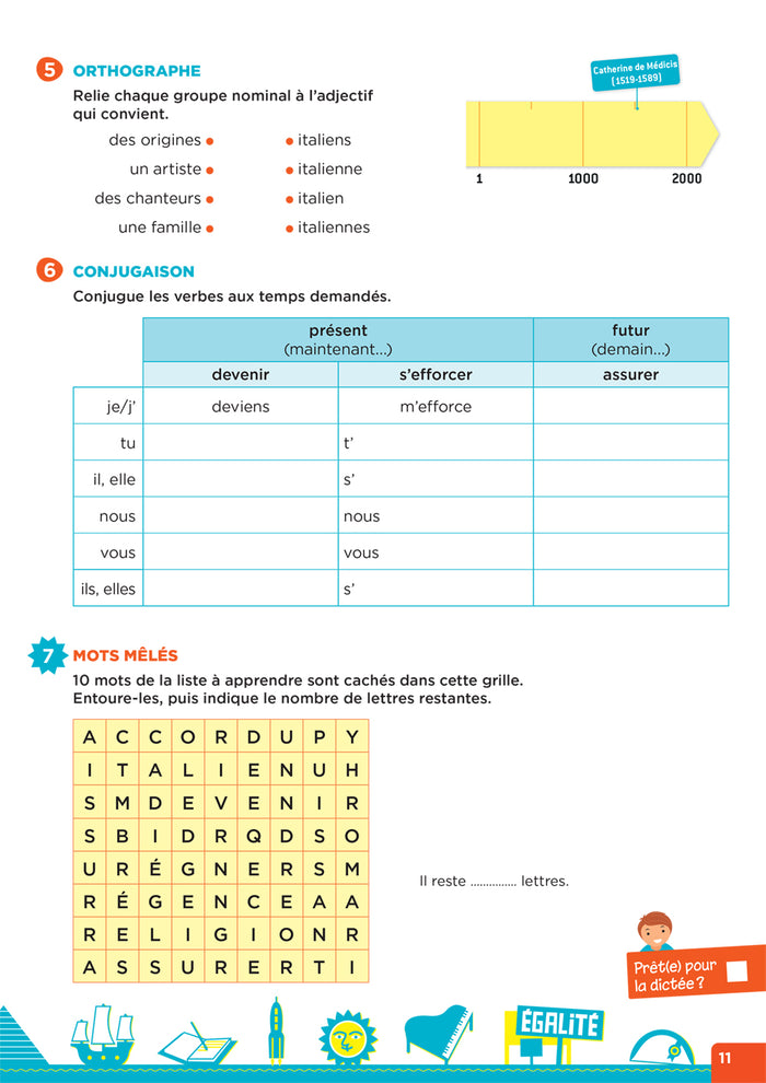 En route pour la dictée ! CM - Femmes et hommes d'exception