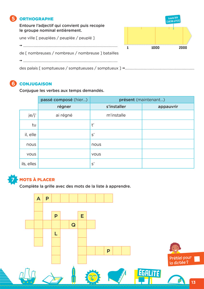 En route pour la dictée ! CM - Femmes et hommes d'exception