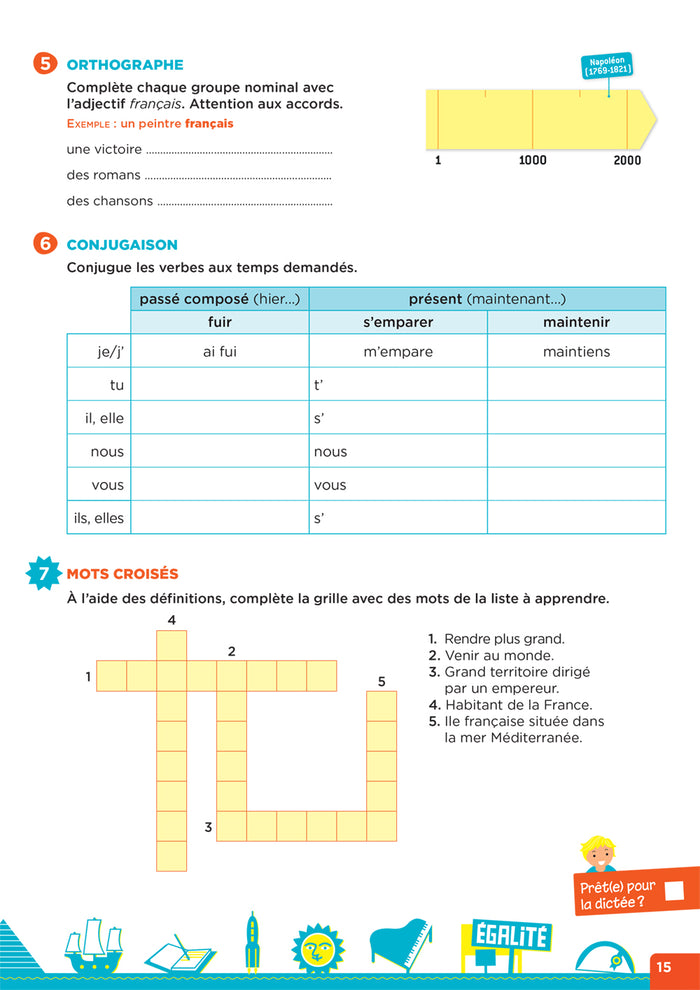 En route pour la dictée ! CM - Femmes et hommes d'exception