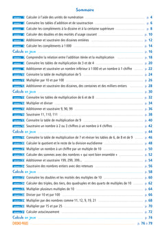 Maths CE2 Ed. 2022  - Livret d'entrainement au calcul fluide