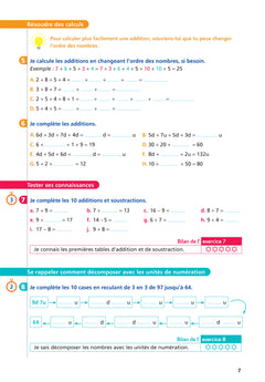 Maths CE2 Ed. 2022  - Livret d'entrainement au calcul fluide