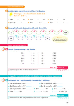 Maths CE2 Ed. 2022  - Livret d'entrainement au calcul fluide
