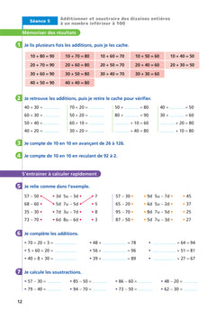 Maths CE2 Ed. 2022  - Livret d'entrainement au calcul fluide