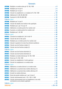 Maths CM1 Ed. 2022  - Livret d'entrainement au calcul fluide