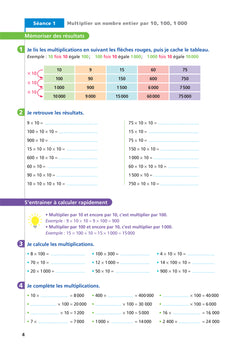 Maths CM1 Ed. 2022  - Livret d'entrainement au calcul fluide