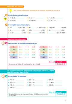 Maths CM1 Ed. 2022  - Livret d'entrainement au calcul fluide