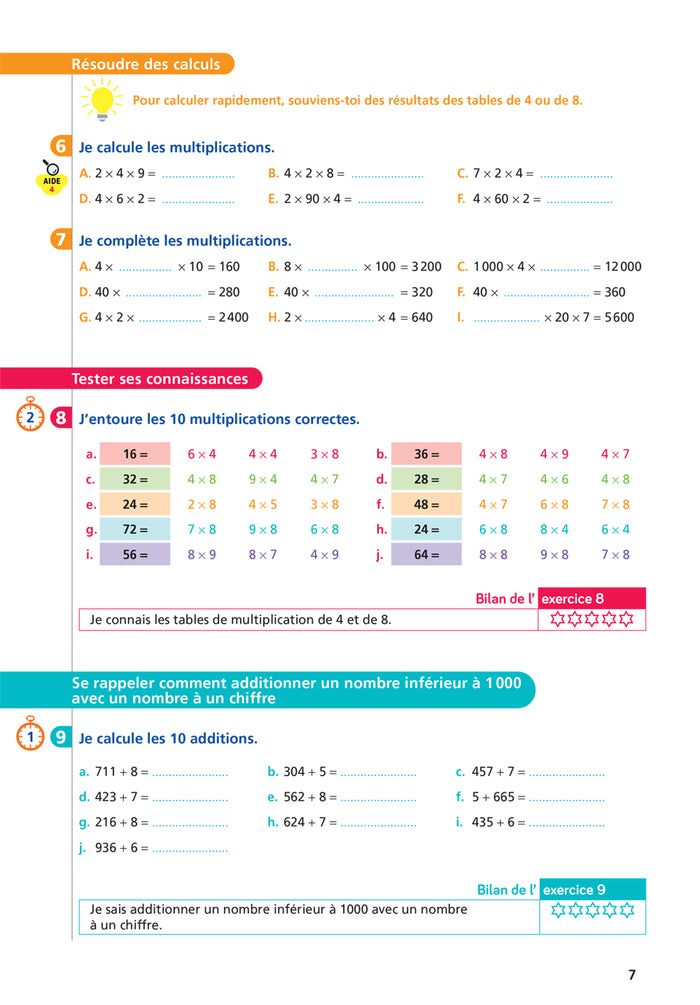 Maths CM1 Ed. 2022  - Livret d'entrainement au calcul fluide