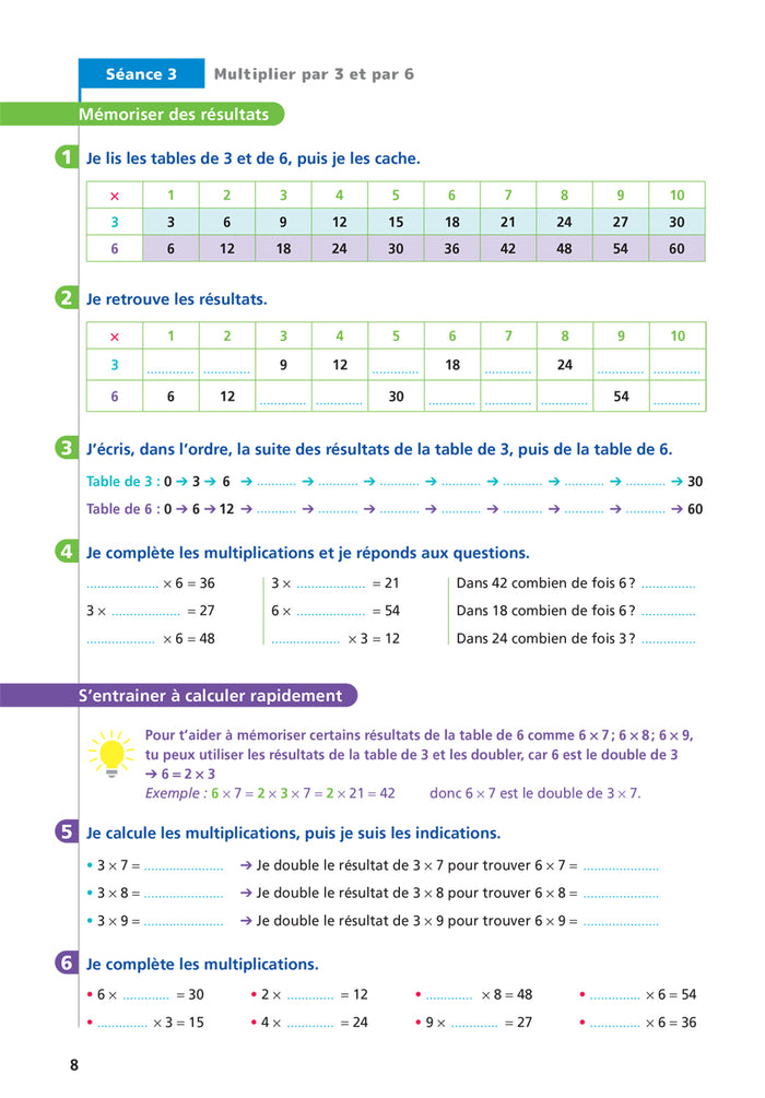 Maths CM1 Ed. 2022  - Livret d'entrainement au calcul fluide